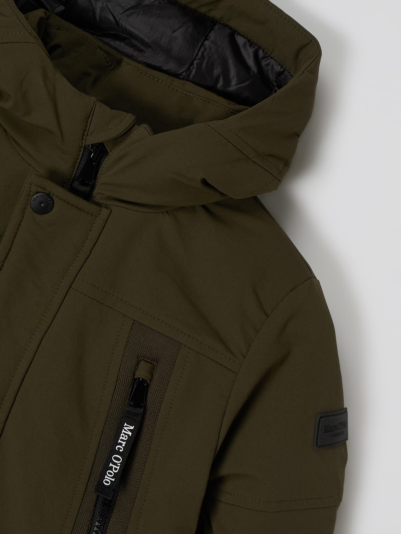 Parka mit Kapuze in khaki