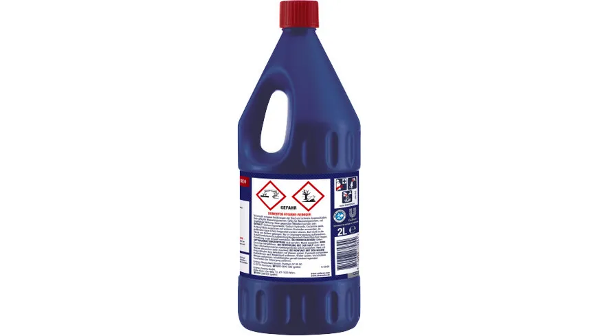 Domestos Hygiene-Reiniger mit Aktiv-Chlor effiziente Schimmelbeseitigung 2 l