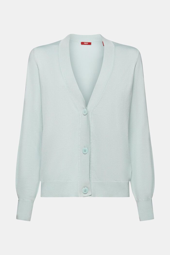 Basic Cardigan mit V-Ausschnitt