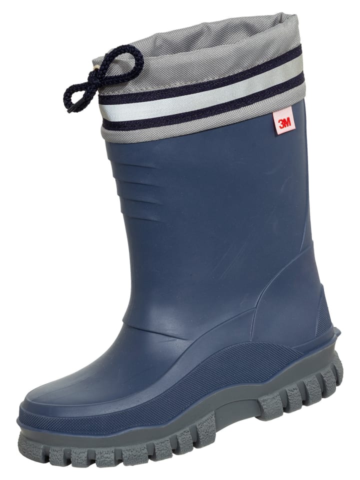 Bockstiegel Kinder-Winterstiefel Arktis gefüttert in dunkelblau/grau günstig kaufen