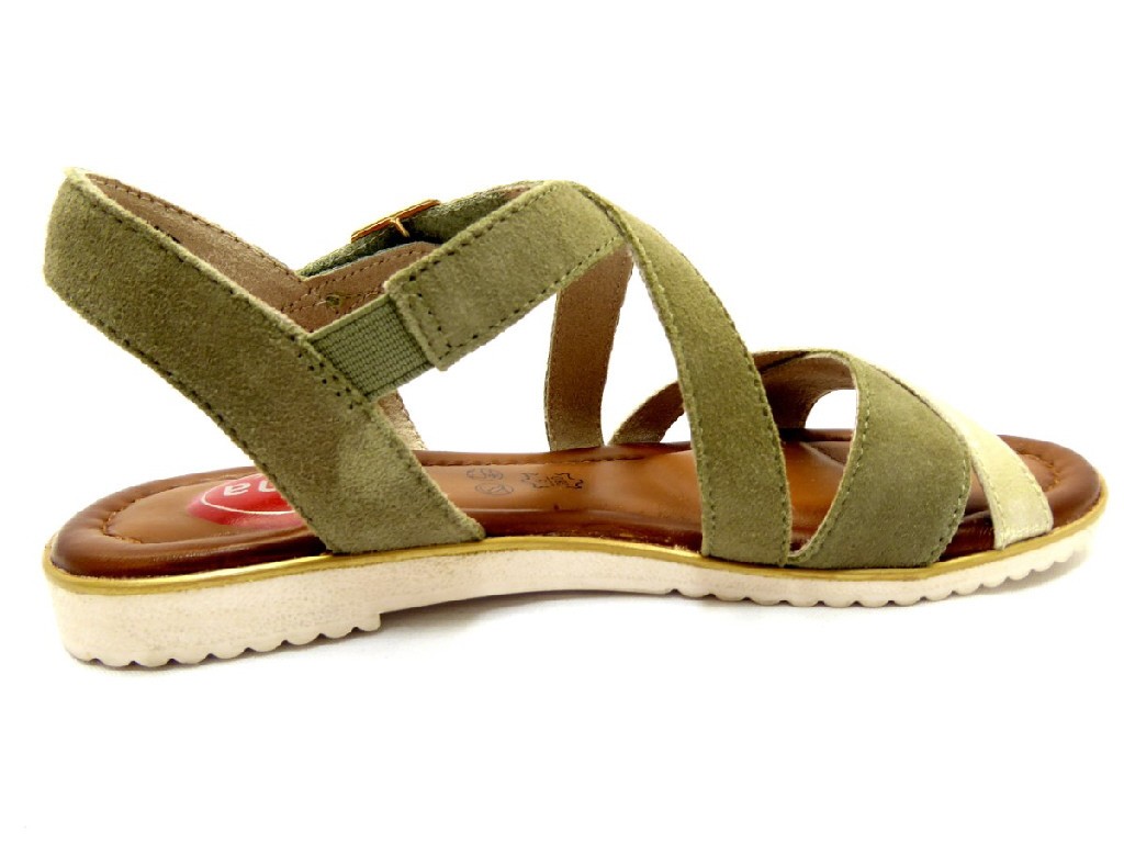 JANA Klassische Sandalen grün
