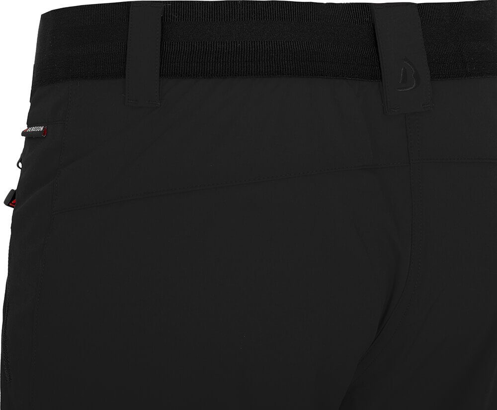 Bergson Outdoorhose VIDAA COMFORT Damen Wanderhose, leicht, strapazierfähig, Langgrößen, schwarz