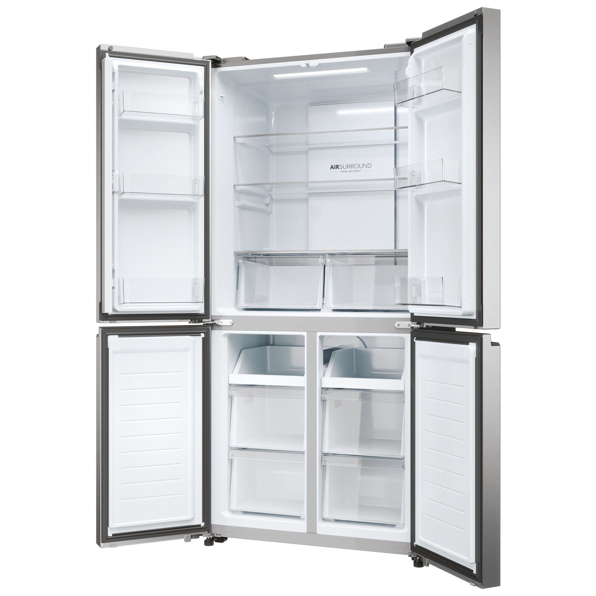 Haier Side-by-Side HCR3818ENMM, 181.5 cm hoch, 83.3 cm breit, Inverter Kompressor: energiesparend und leise