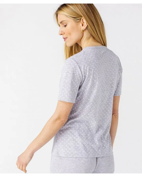Tee-shirt imprimé pois