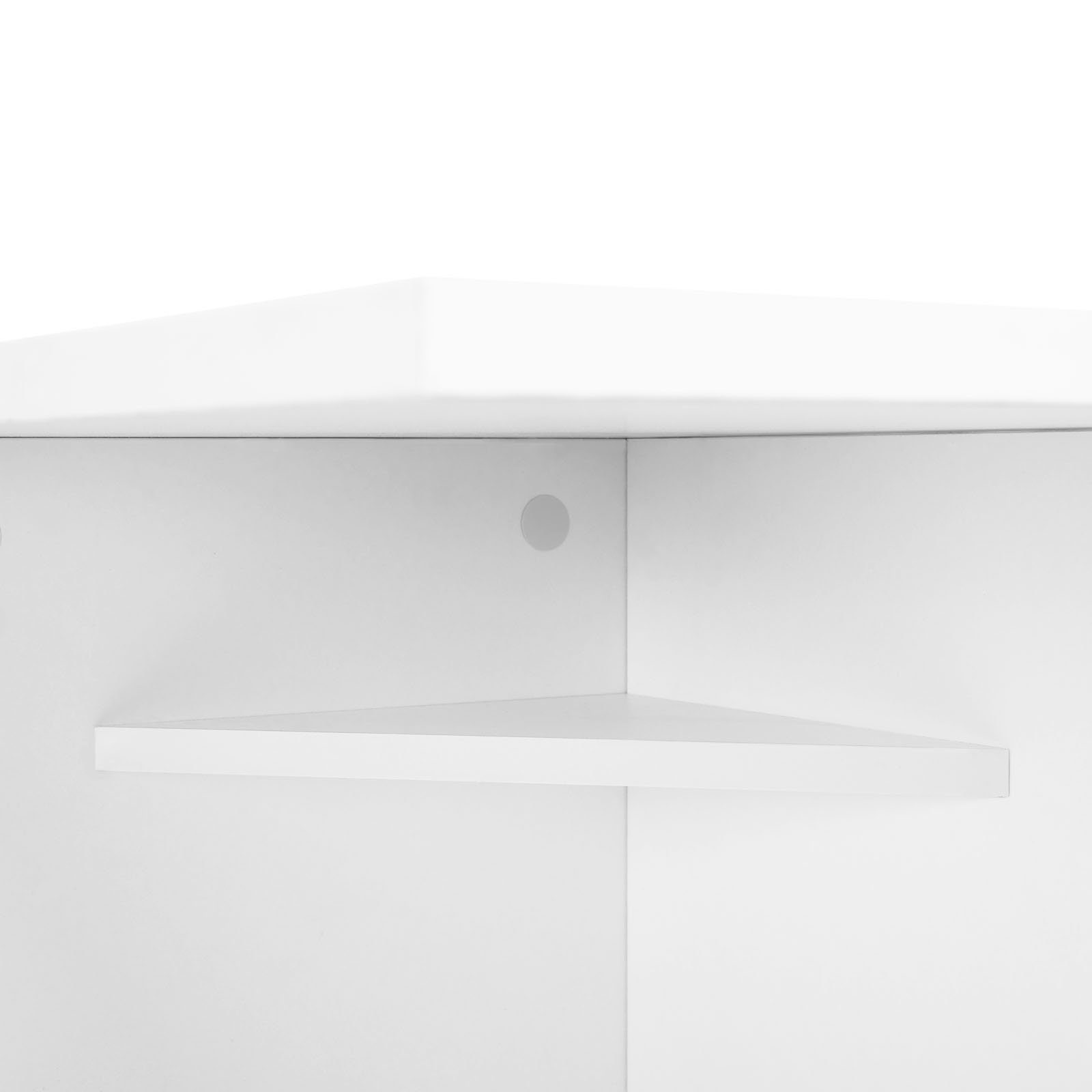 Mondeer Essgruppe (Set, 5-tlg), 4 Stühle und 1 Tisch,weiß