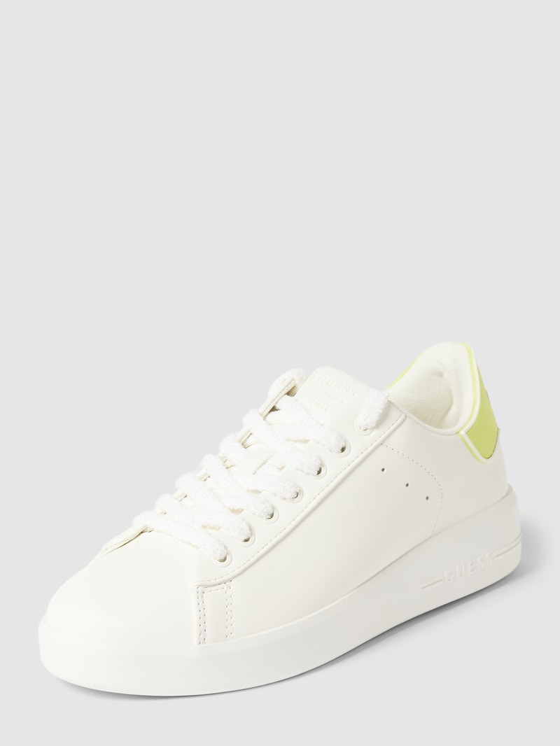 Sneaker mit Label-Details Modell 'ROCKIES' in weiß