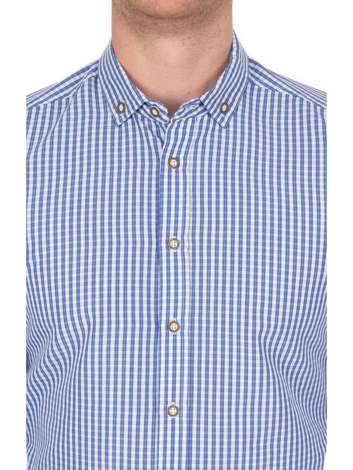 Spieth & Wensky Stehkragenhemd DETMOLD in hellblau günstig kaufen