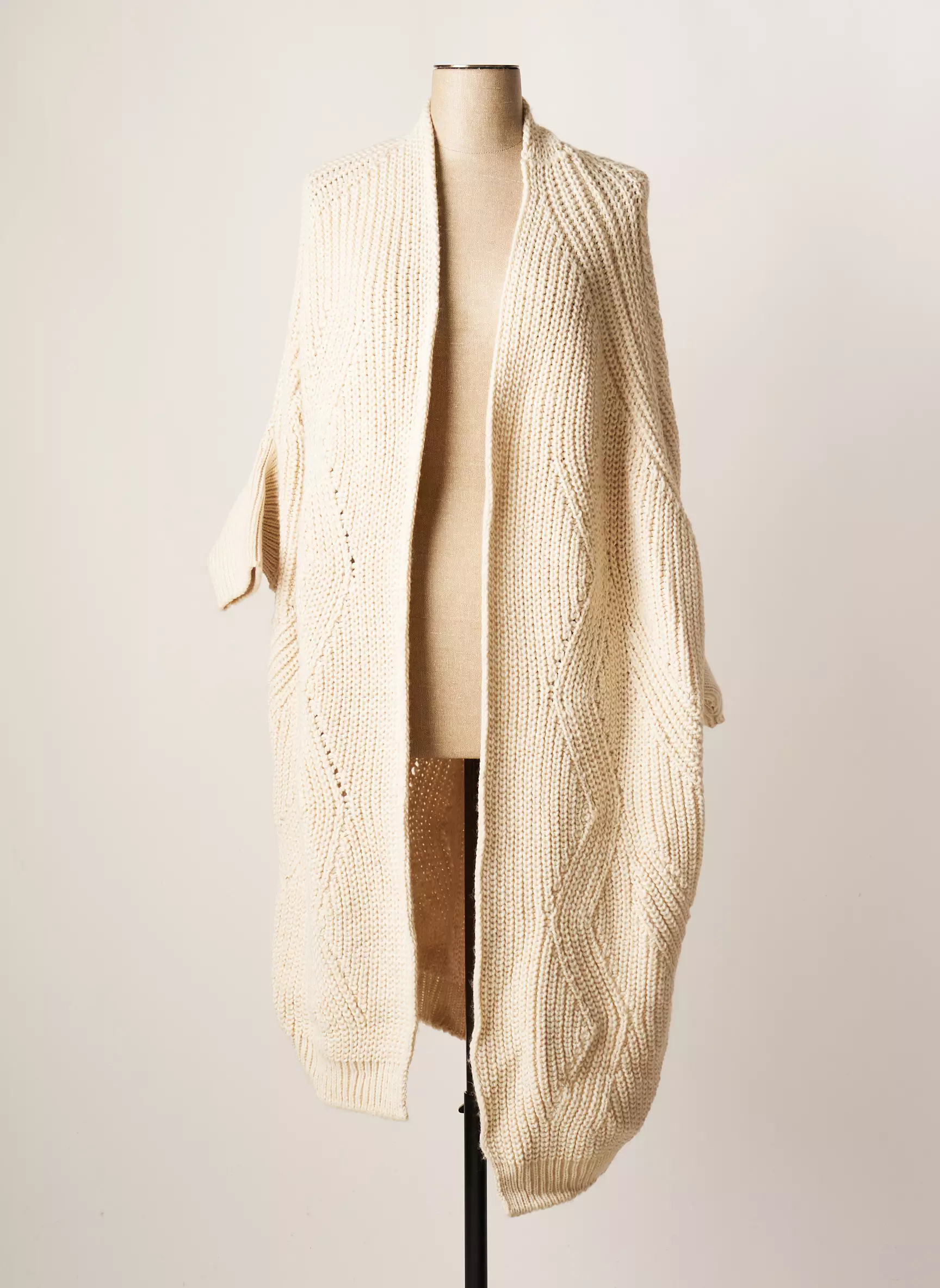 Pako Litto Cardigans Femme couleur beige
