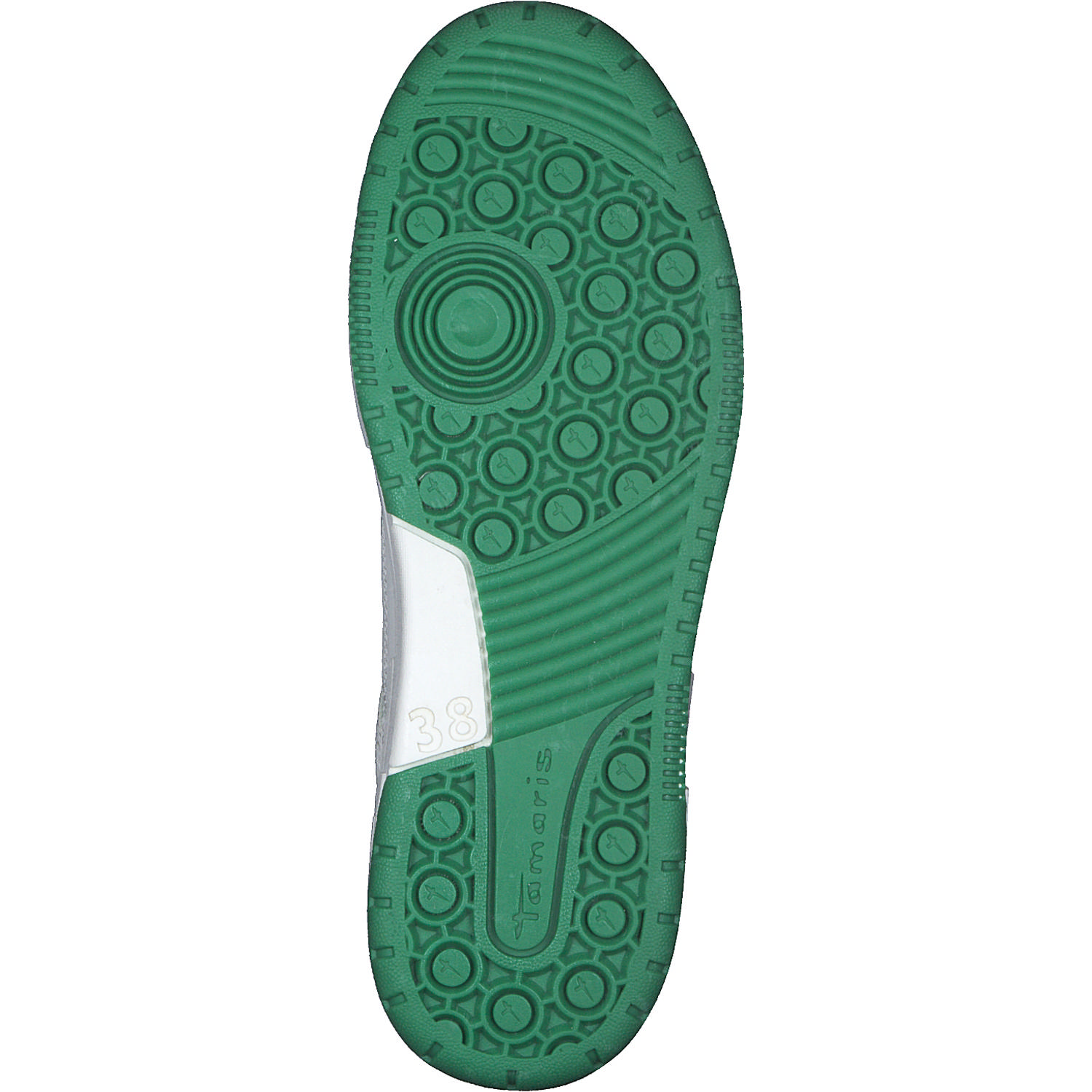 Tamaris 23720, Schnürschuhe, Damen, WHITE/GREEN
