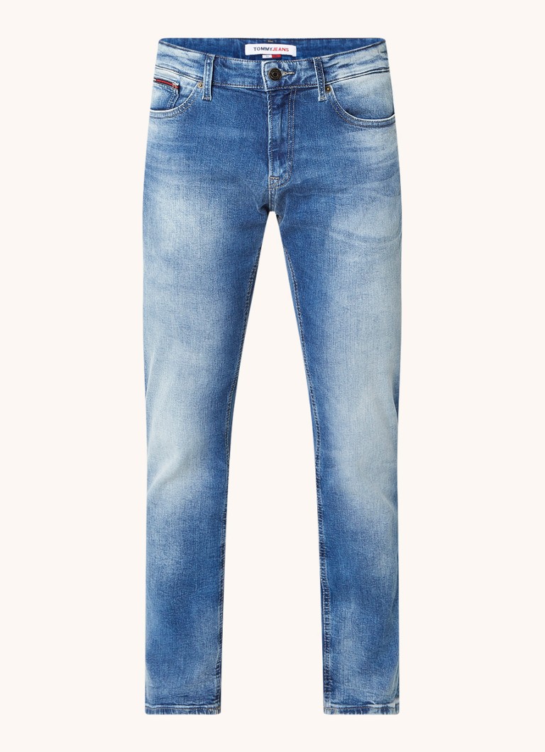 Jeansy Tommy Hilfiger Scanton slim fit, średnie wyblaknięcie