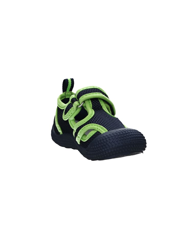 Playshoes Aqua-Sandale in Marine/Grün günstig kaufen