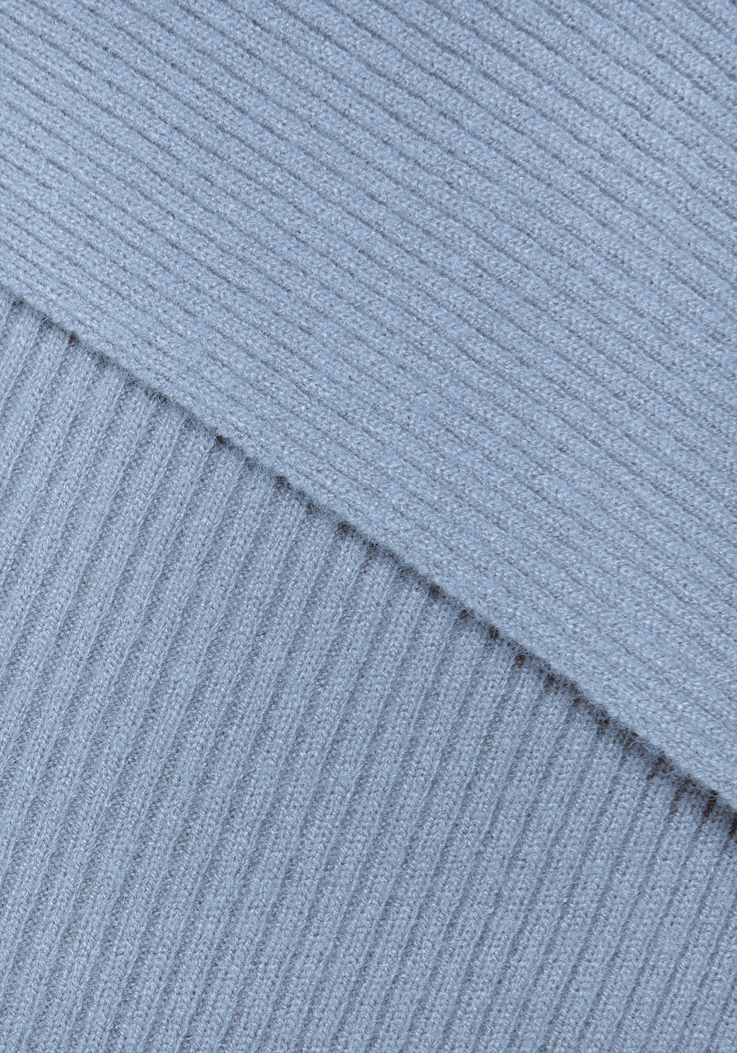 LASCANA Strickpullover aus Rippstrick