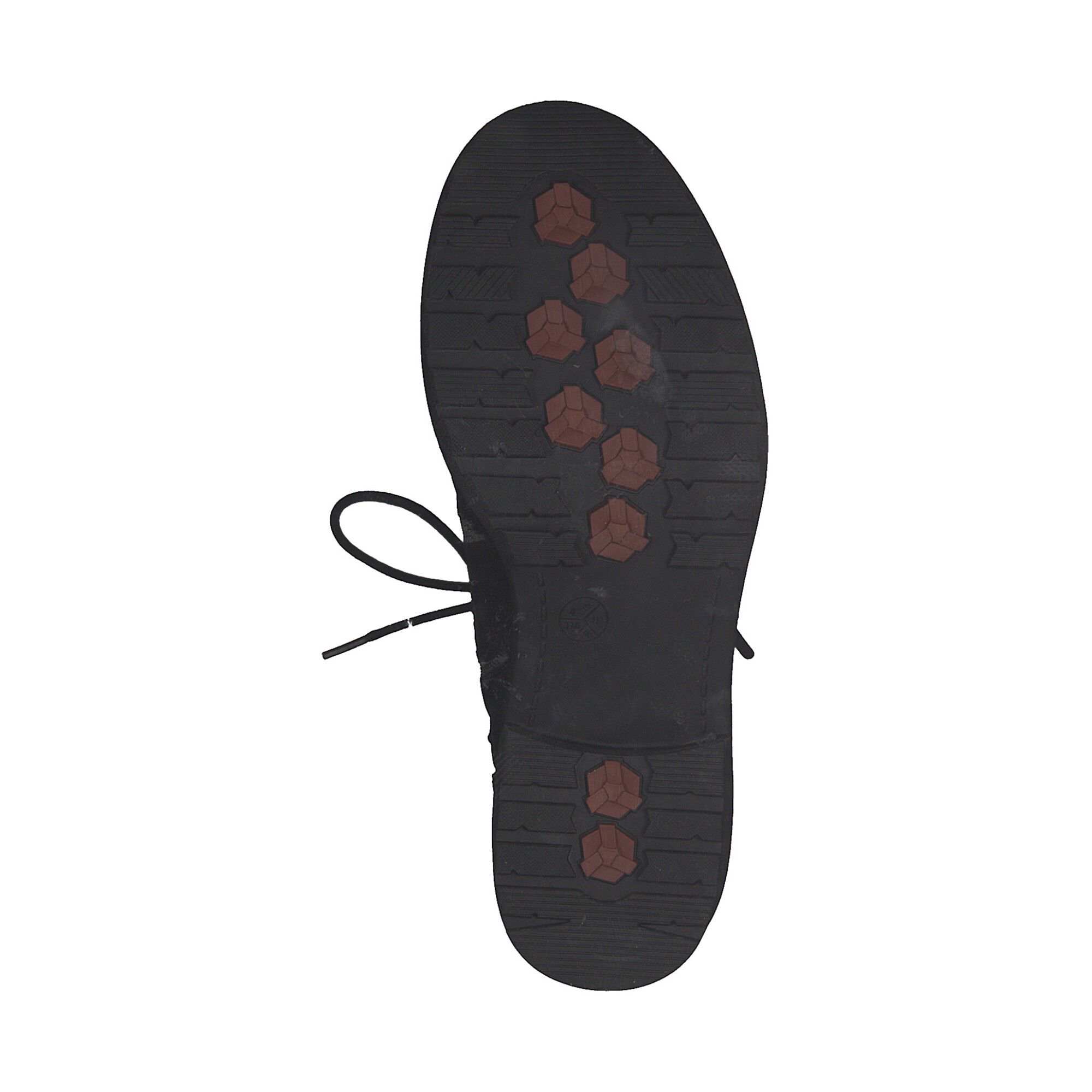 Bottines montantes lacets zippées dessus cuir
