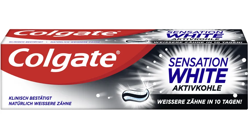 Colgate Sensation White Aktivkohle Zahnpasta 75 ml