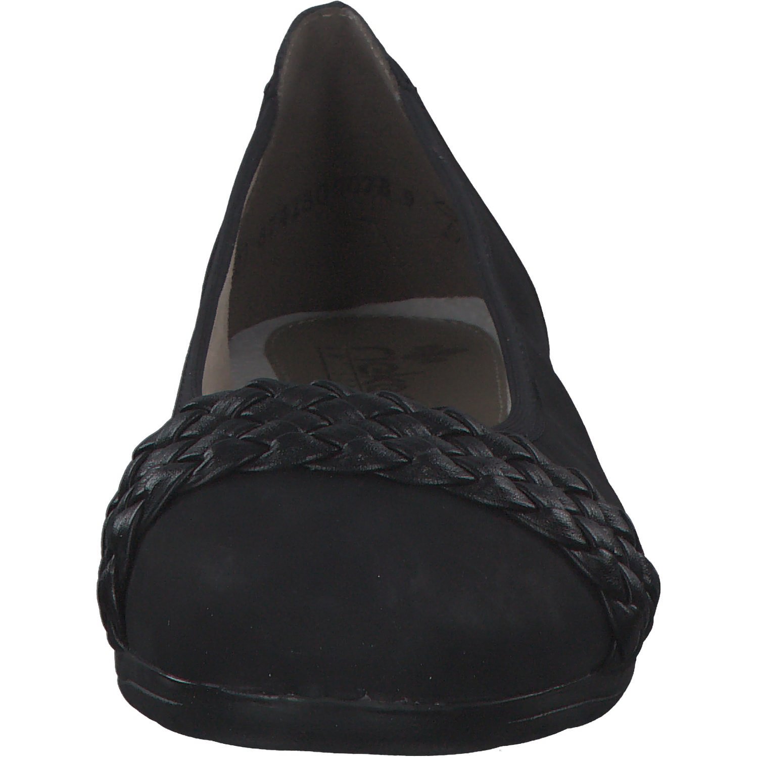 Rieker L9358, Ballerinas, Damen, schwarz/black