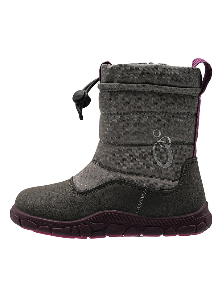 lamino Barfuß-Winterboots in Hellgrau/ Lila günstig kaufen