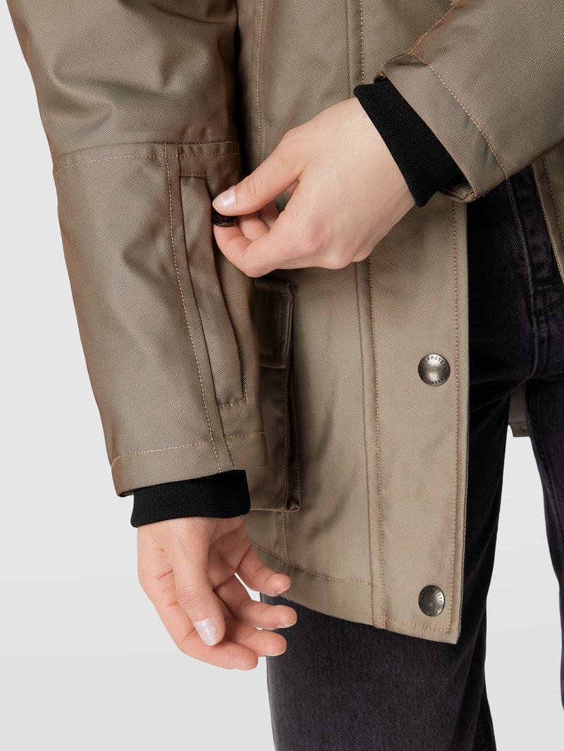 Funktionsjacke mit Label-Patch Modell 'Schneezauber' in sand