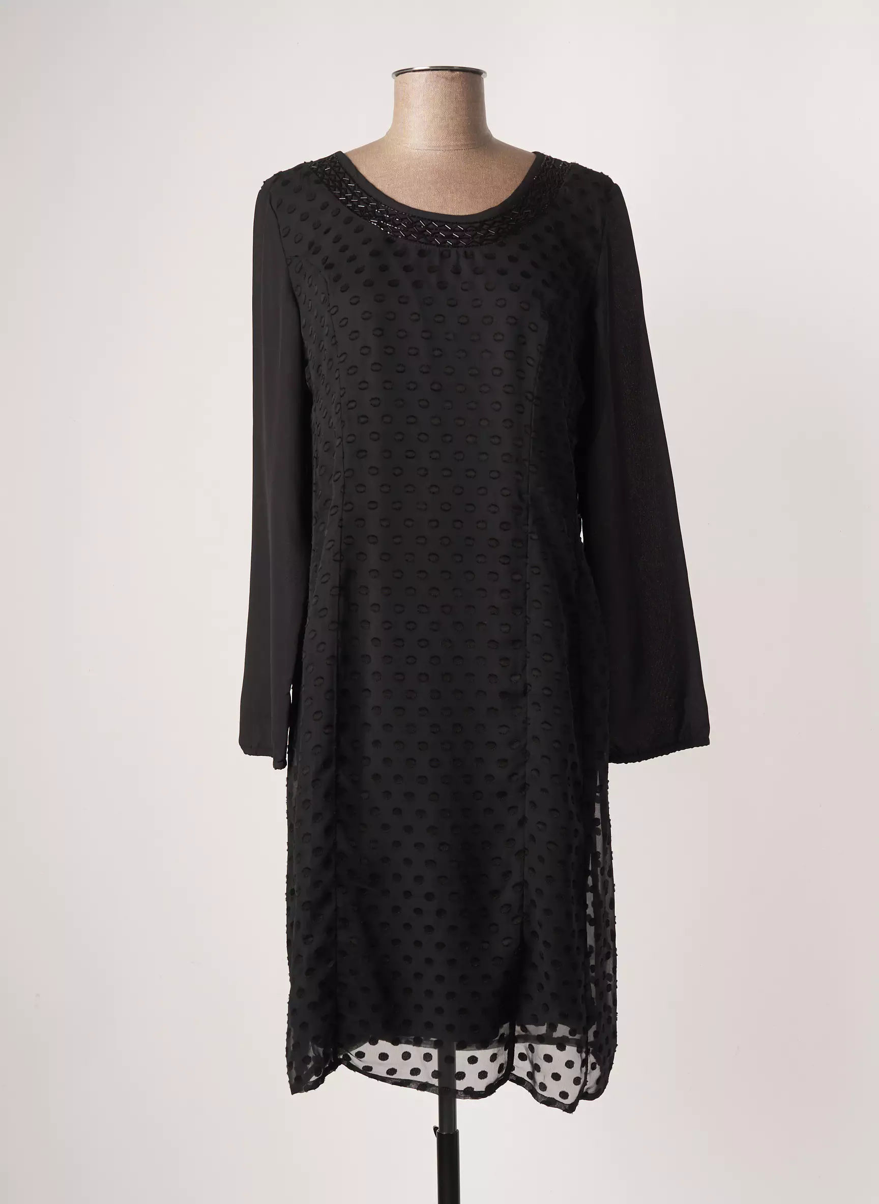 Jac Jac Robes Mi Longues Femme couleur noir