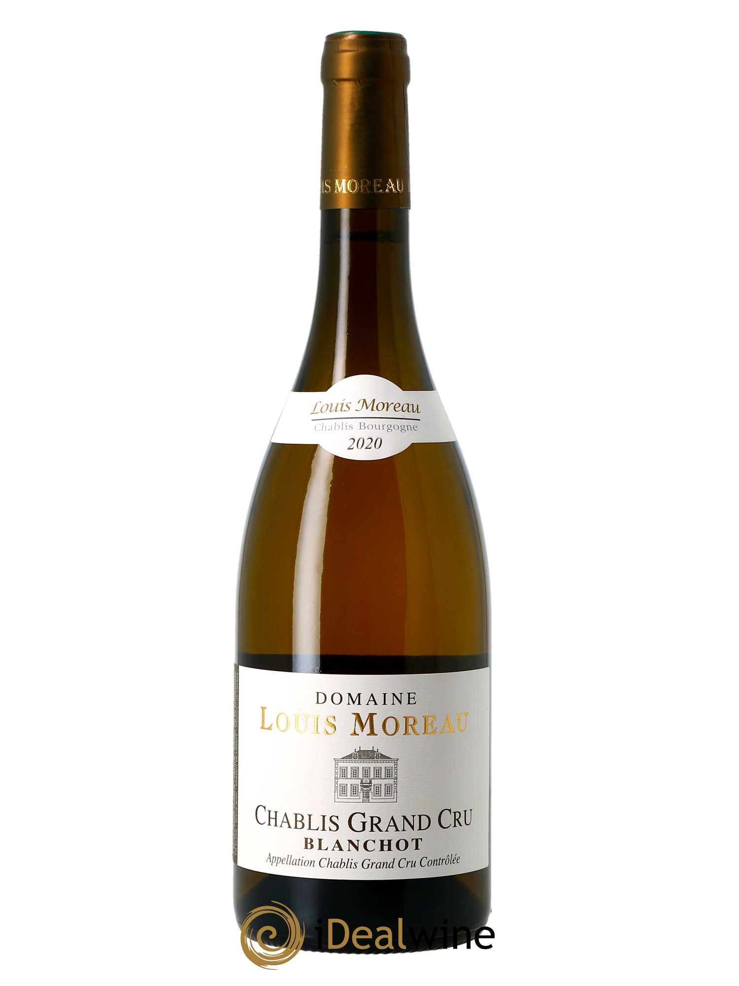 Chablis Grand cru Les Blanchots Louis Moreau  2020 - Lot de 1 Bouteille