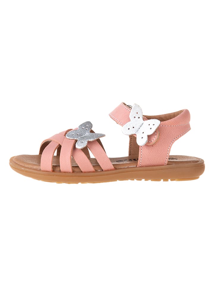 kmins Leder-Sandalen in Rosa günstig kaufen
