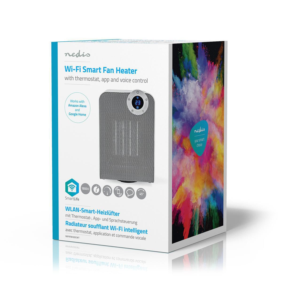 Nedis WIFIFNH20CWT SmartLife Heizlüfter