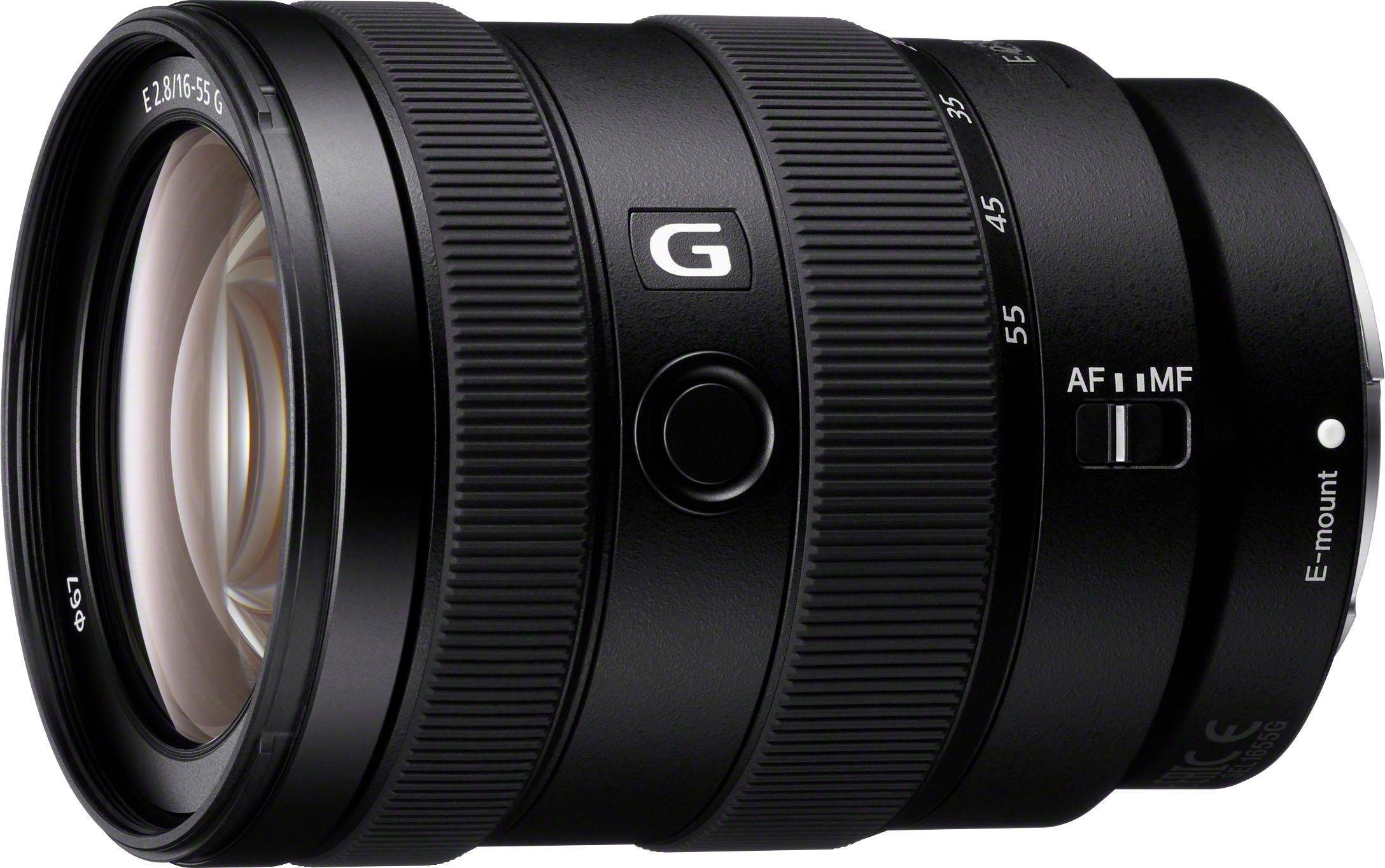 Sony SEL1655G E-Mount Standard Zoom Objektiv, (E 16-55mm F2.8 G, APS-C)