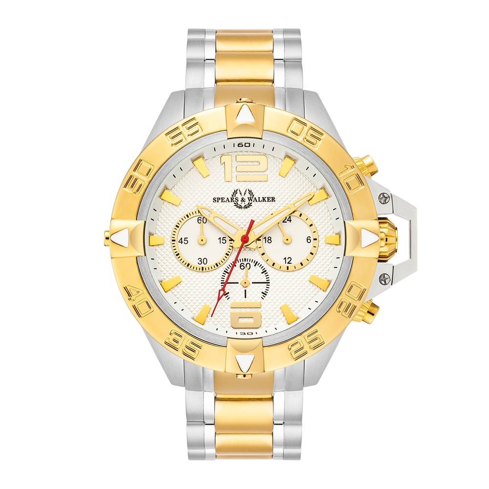 Spears & Walker Montre à quartz Varus II en Argent/or jaune Acier inoxydable en Argent/or jaune Montre
