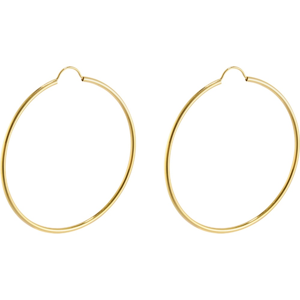 Valeria Créoles 375 Or jaune or jaune Boucles d'oreilles