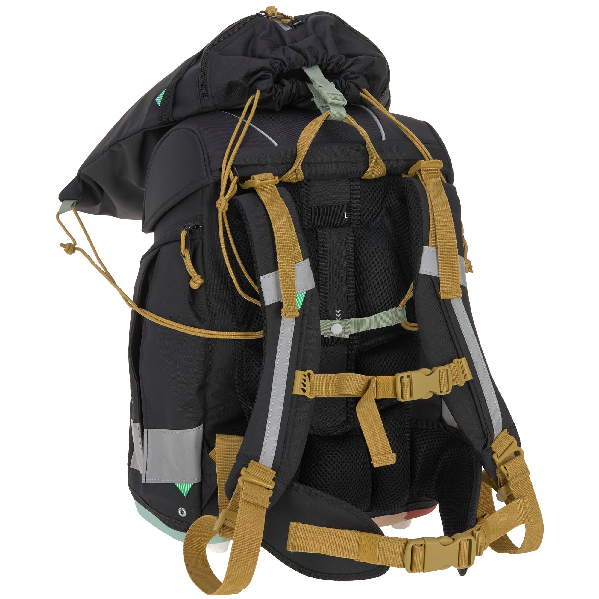 Schulranzen Set 7-teilig, Boxy Unique Black