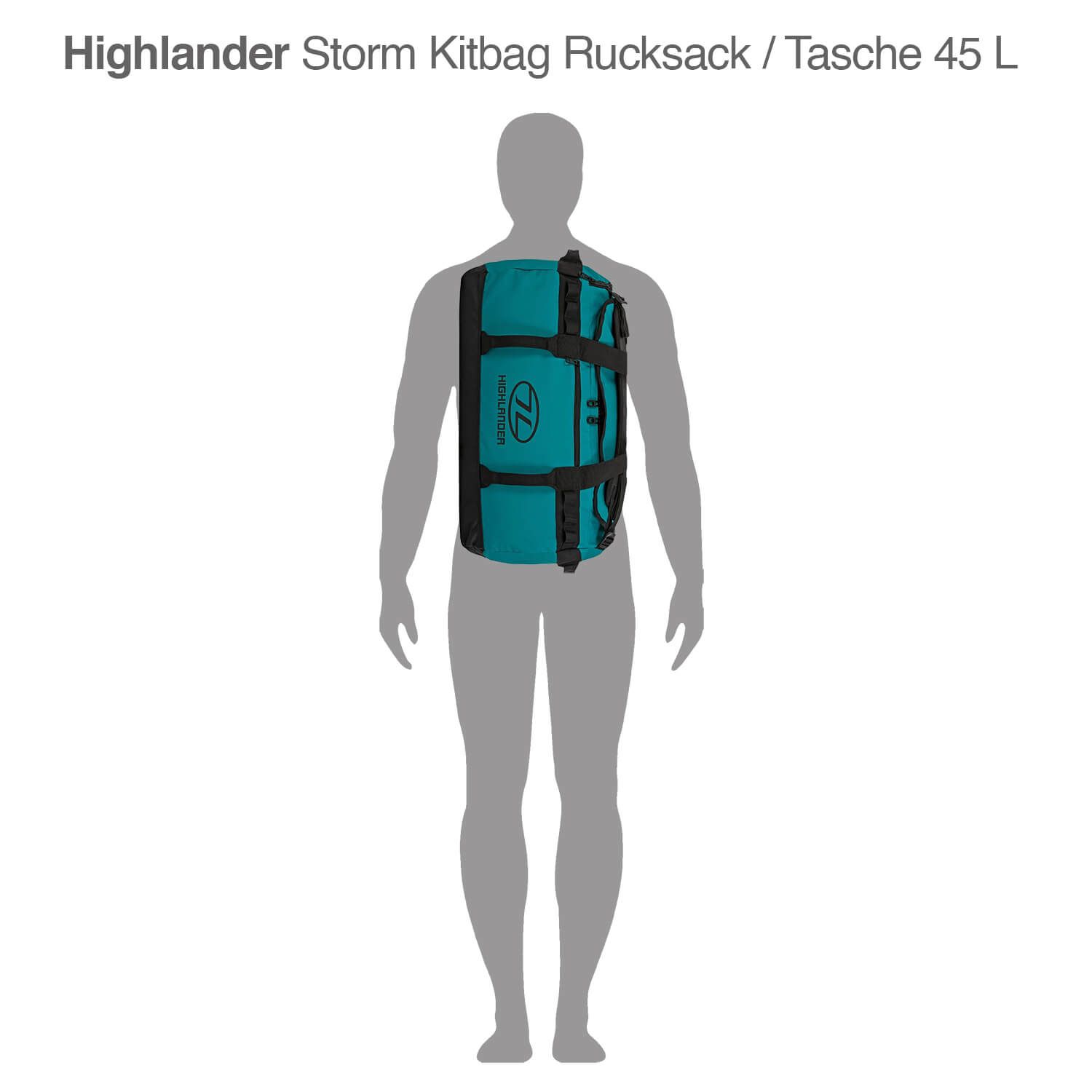 Storm Kitbag Rucksack / Tasche 45 Liter