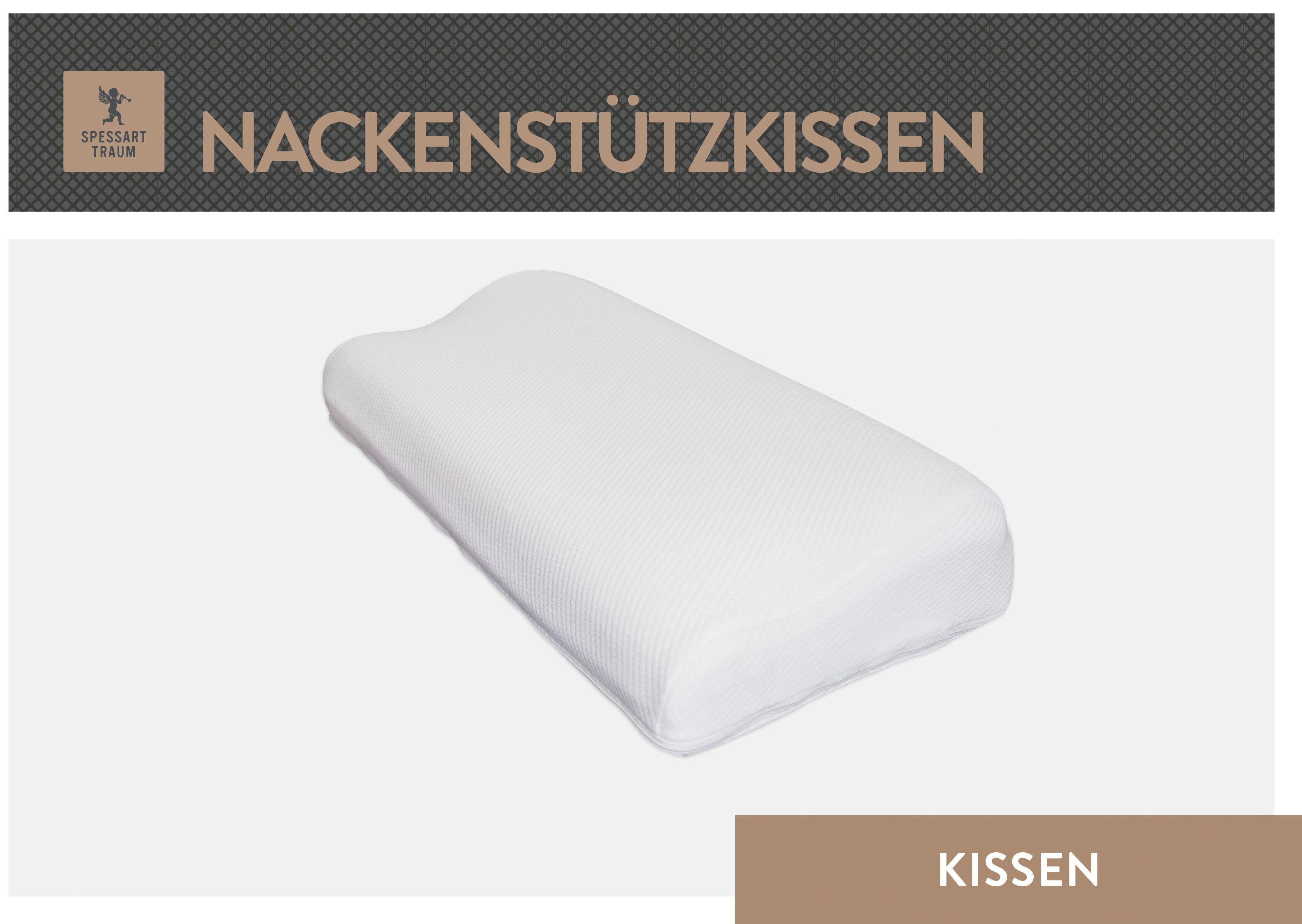 Nackenstützkissen Bronze, SPESSARTTRAUM, Bezug: Tencel Doppeltuch, hergestellt in Deutschland, allergikerfreundlich