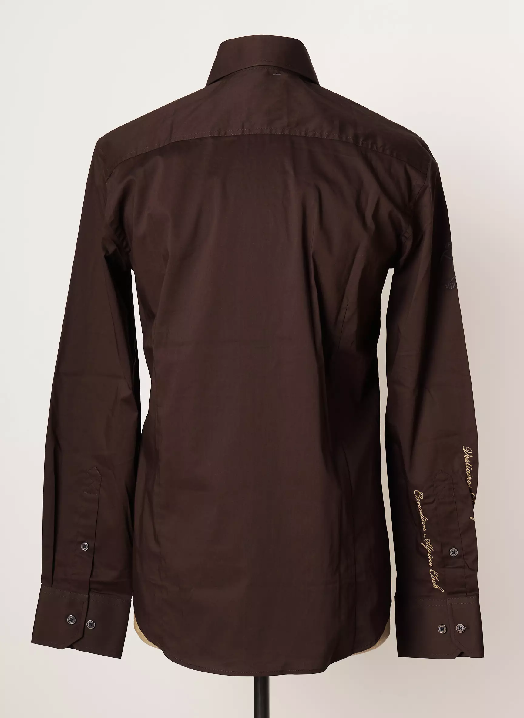 Vestiaires Principaute Cannoise Manches Longues Homme couleur marron