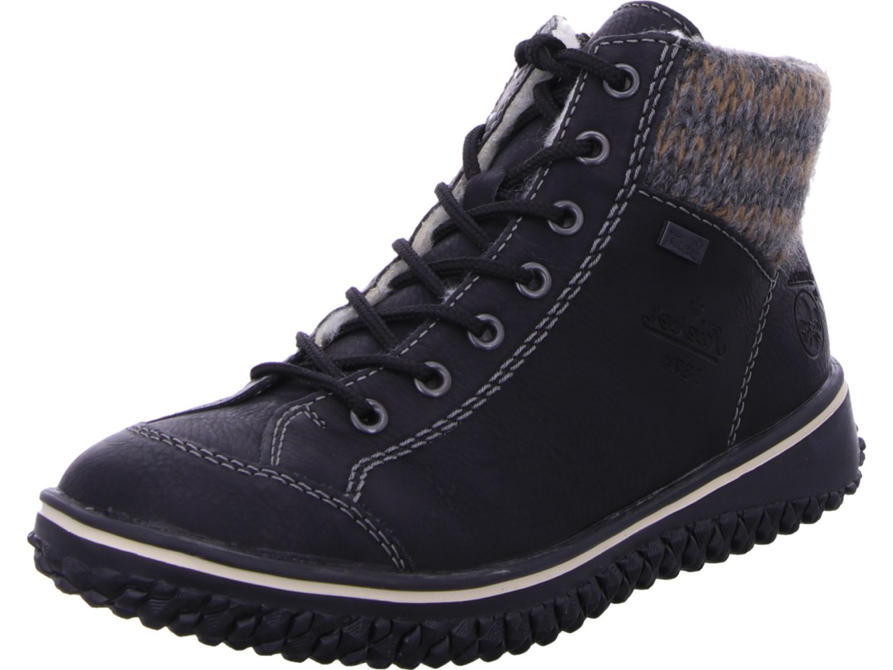 RIEKER Winterstiefel schwarz
