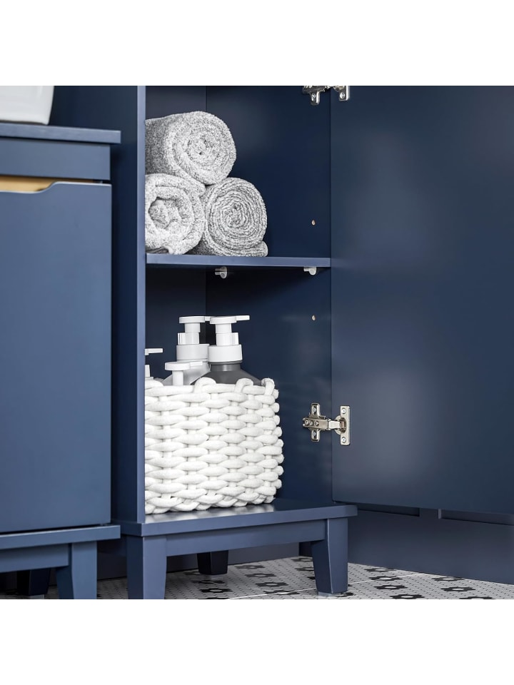 SoBuy Hochschrank in Blau - (B)35 x (H)170 x (T)30cm günstig kaufen onesize