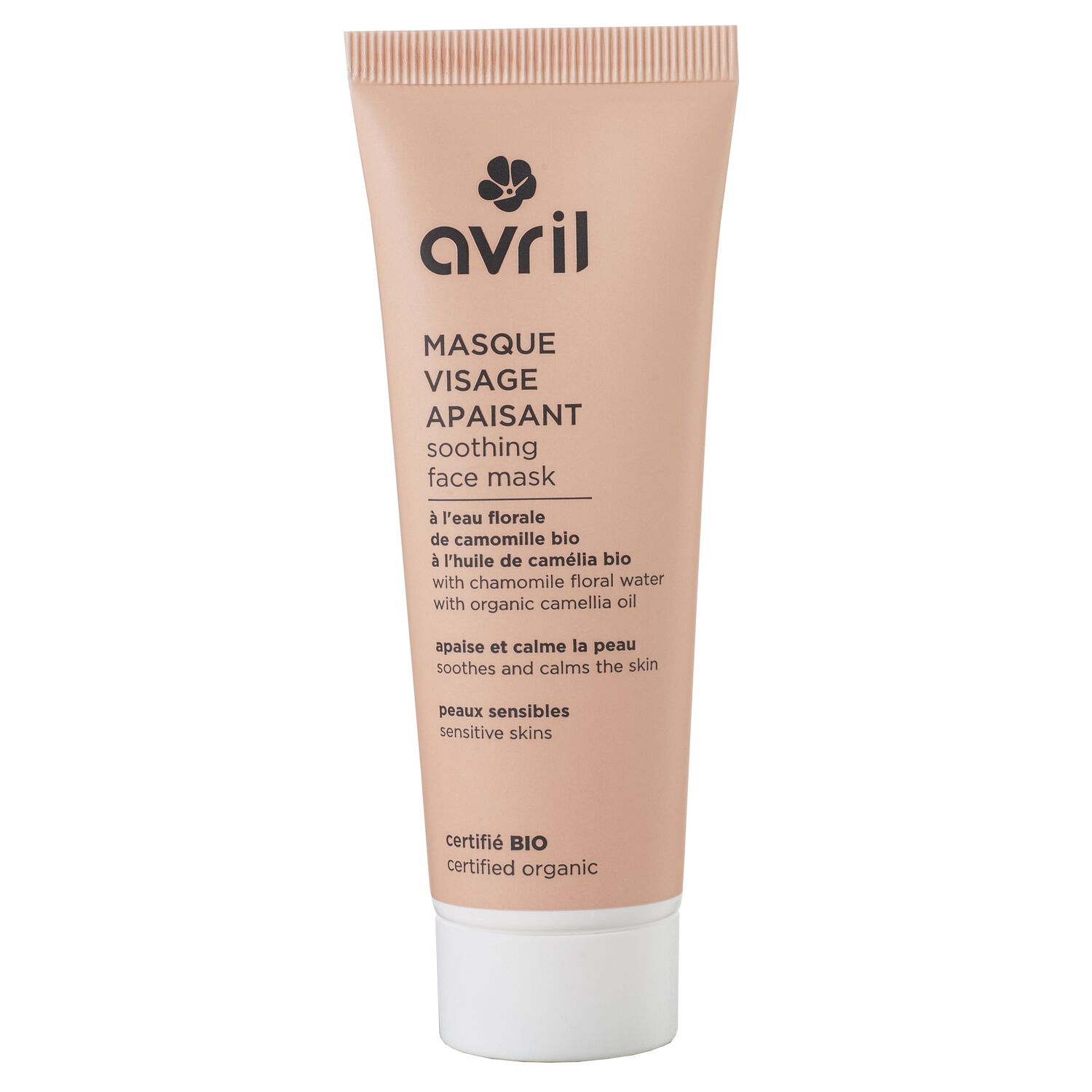 Avril Masque visage apaisant Certifié bio