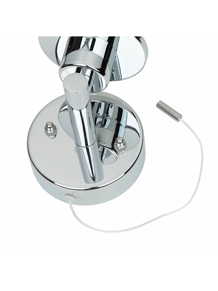 Licht-Erlebnisse Wandlampe in Chrom Transparent günstig kaufen onesize