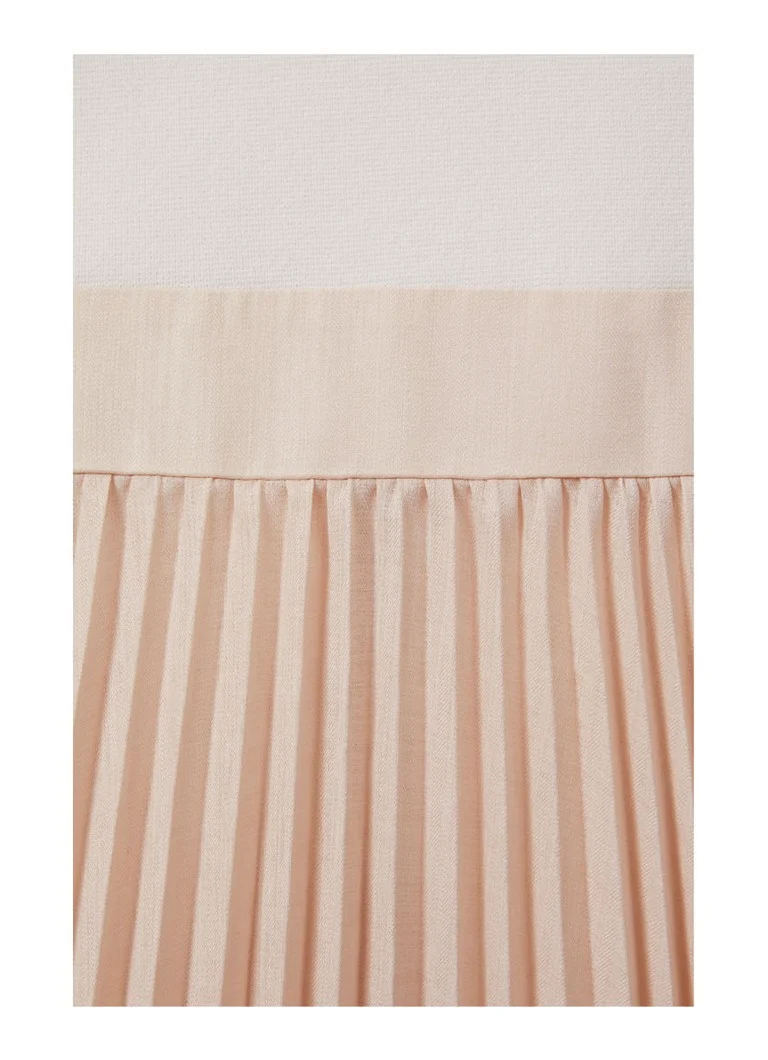 Reiss Marnie midi haljina s naborima