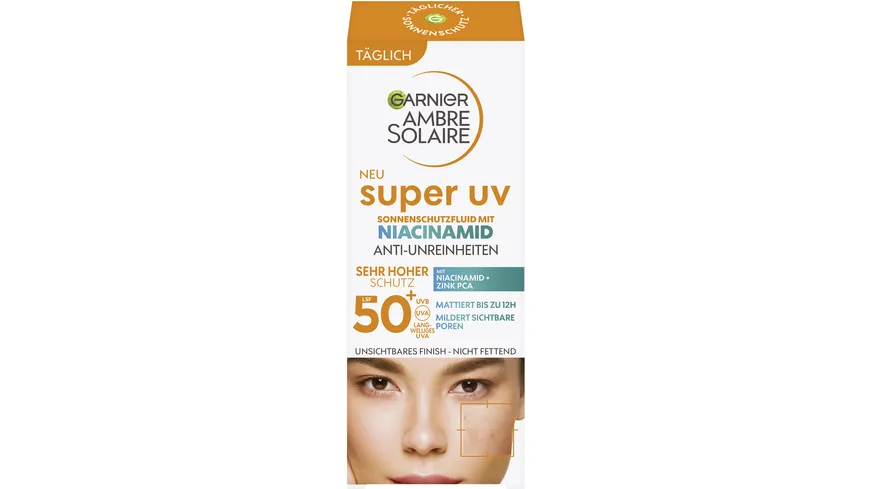 Garnier Ambre Solaire super UV Niacinamid Sonnenschutzfluid 40 ml
