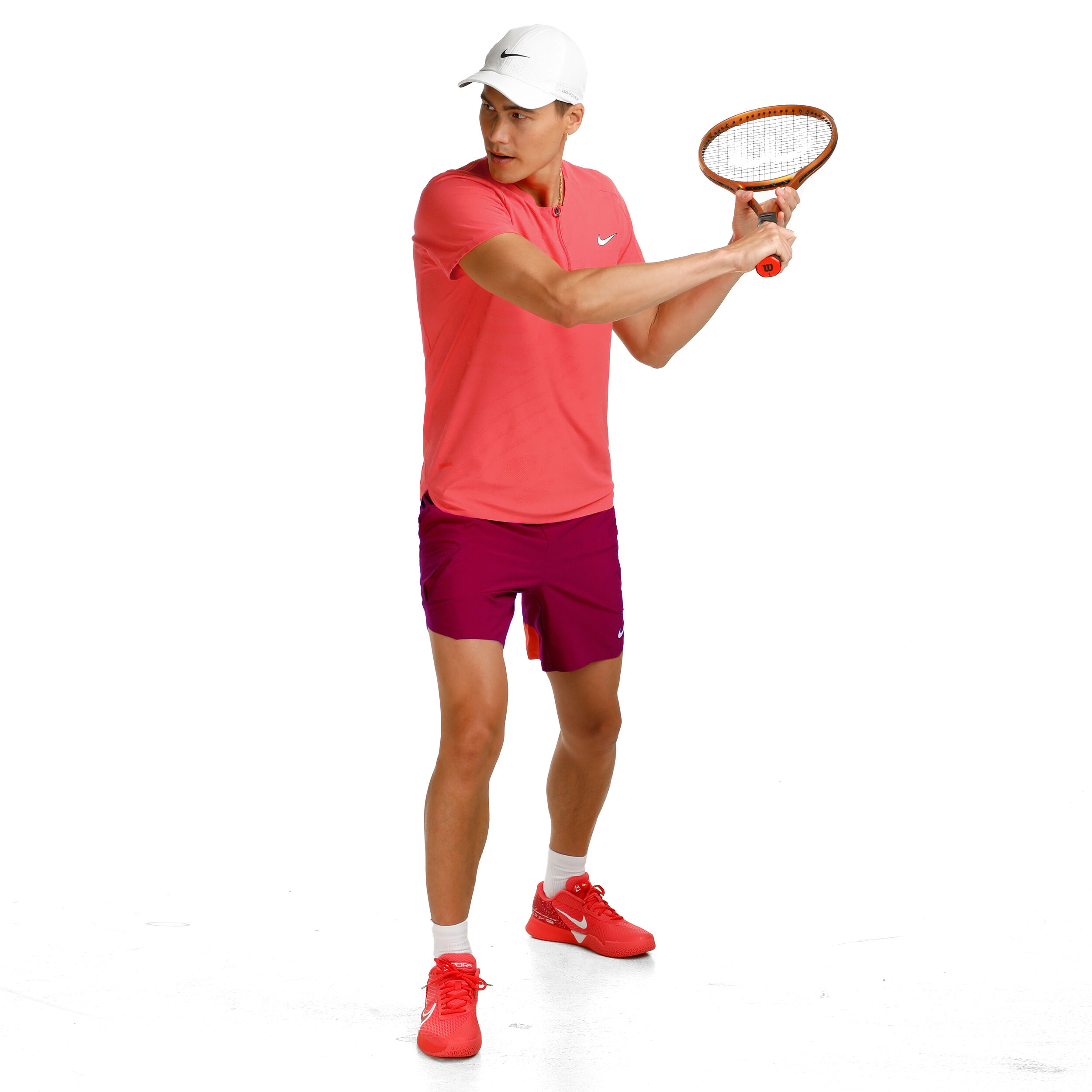 Dri-Fit Court Slim Polo Herren - Koralle
