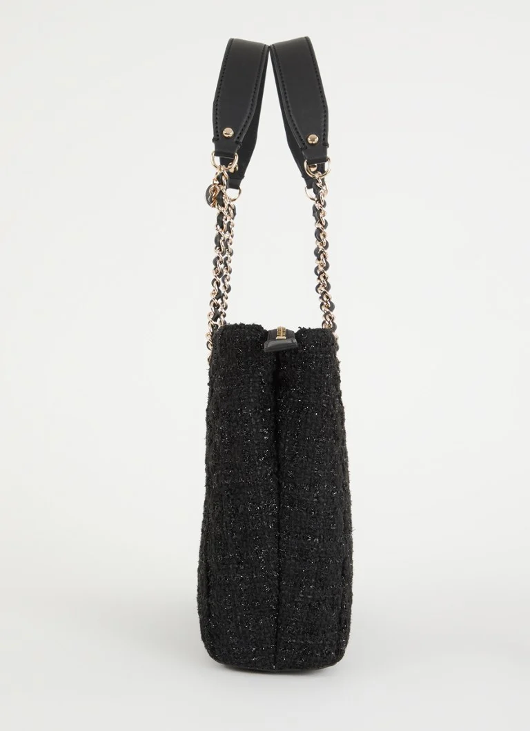GUESS Giully Suuri tweed-olkalaukku