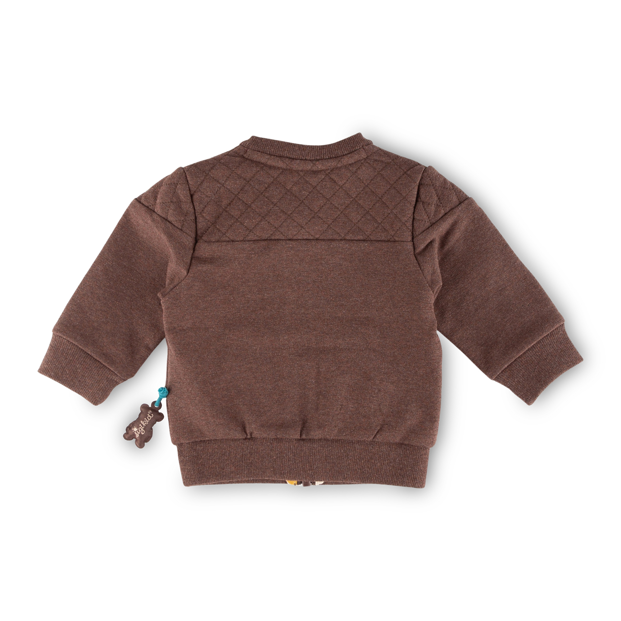 Baby Sweatjacke, dunkelbraun