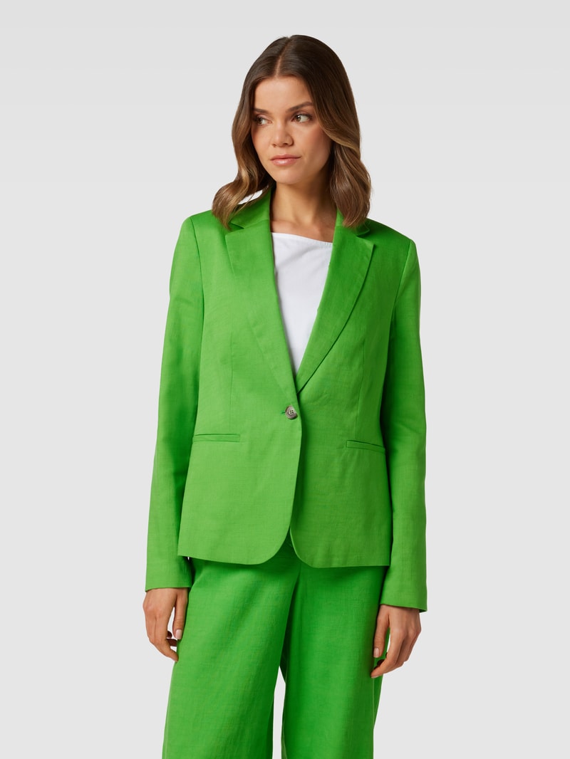 Blazer mit Reverskragen in grün