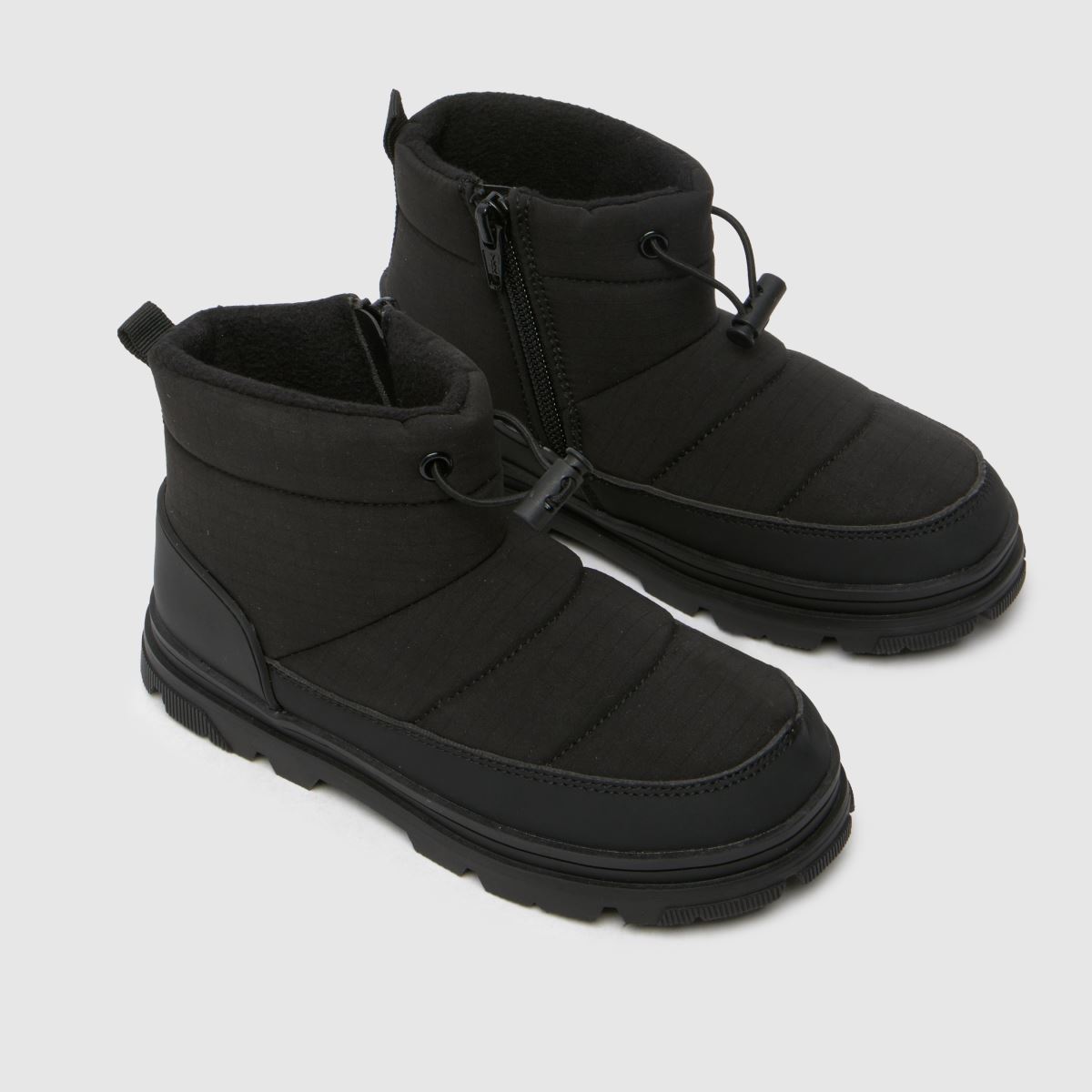Schuh svarta Colby Snow Junior-stövlar