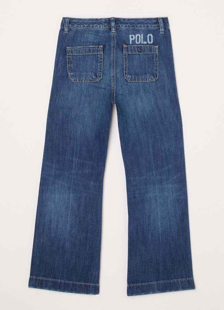 Blugi Ralph Lauren, croială lejeră, cu buzunare aplicate.