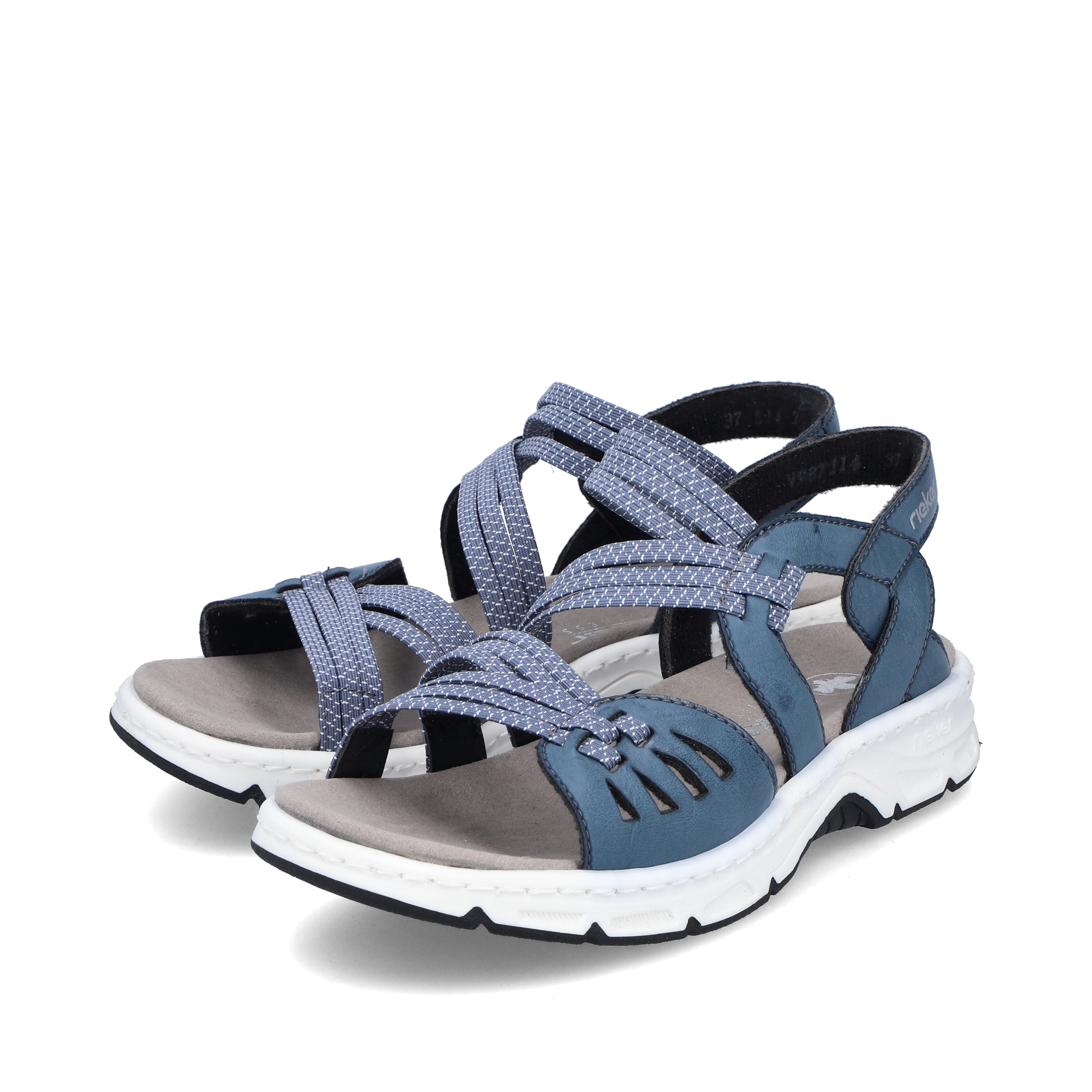 Rieker Damen Trekkingsandalen schieferblau