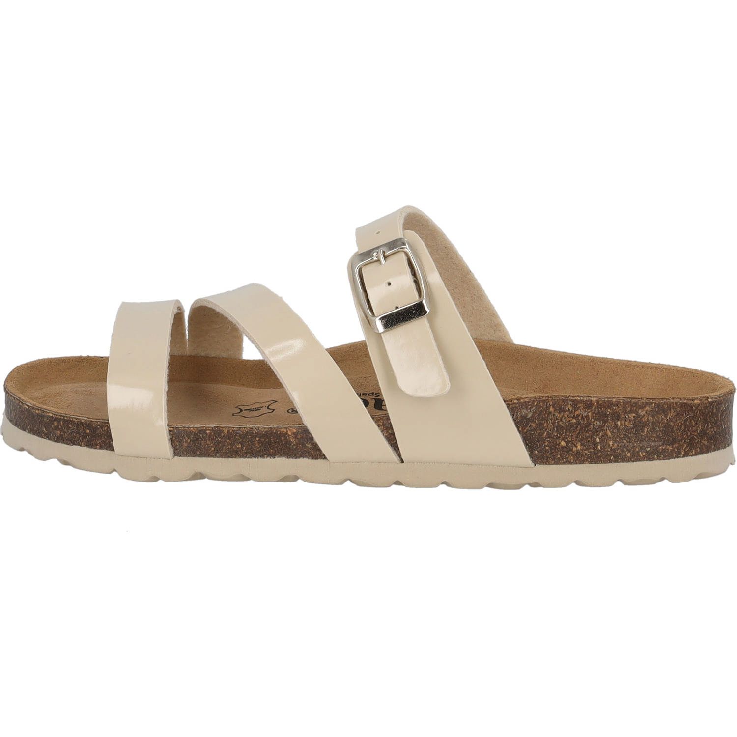 Palado Ikaria Lack, Pantoletten, Damen, Beige/Beige