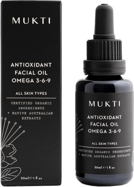 Mukti Organics Antioxidant Facial Oil Omega 3-6-9 Gesichtsöl