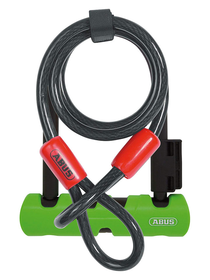 ABUS Fahrradschloss mit Rundbügel in Schwarz/ Grün günstig kaufen onesize