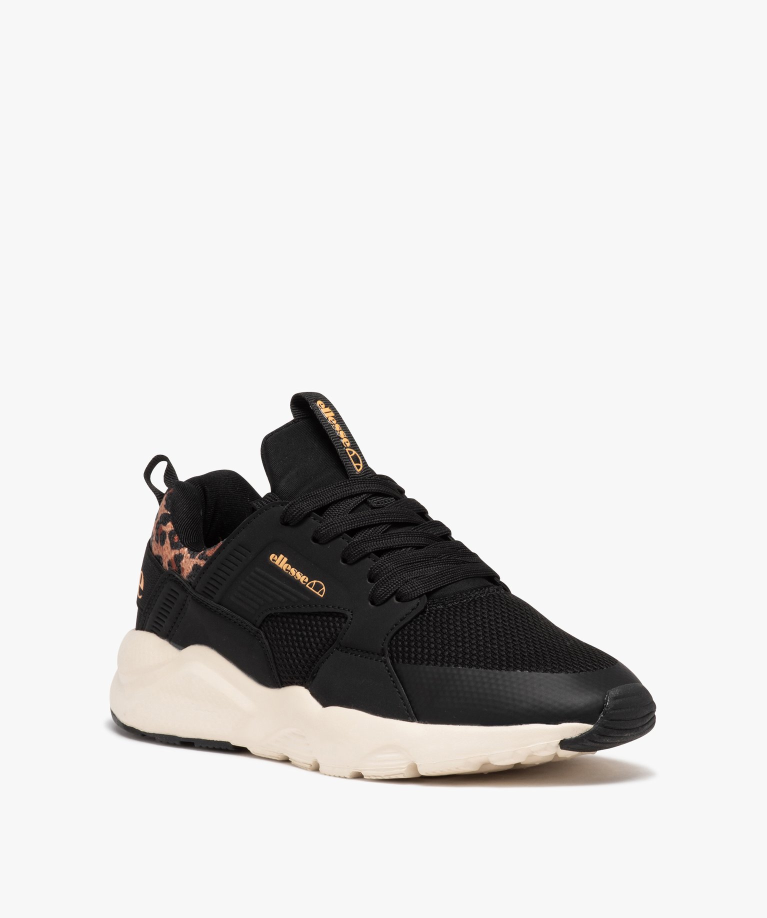 Baskets running en mesh détail léopard femme – Ellesse S... noir | GEMO