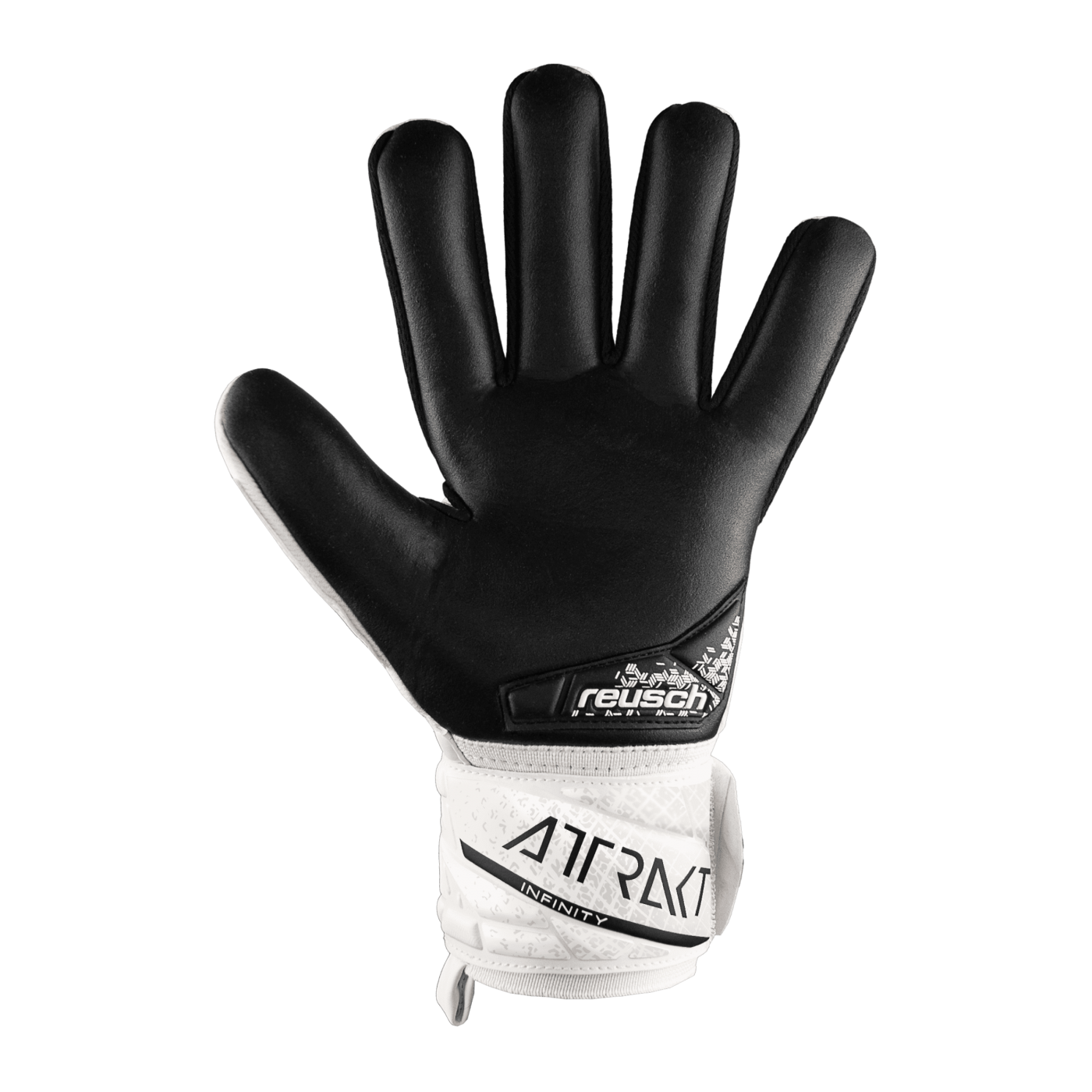 Reusch Attrakt Infinity NC TW-Handschuhe Weiss Schwarz F1101
